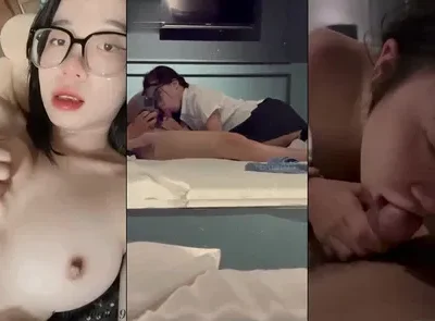 Cô sinh viên liếm cặc đỉnh chóp quá phê không che